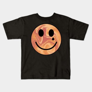 Orange Smiley Kids T-Shirt